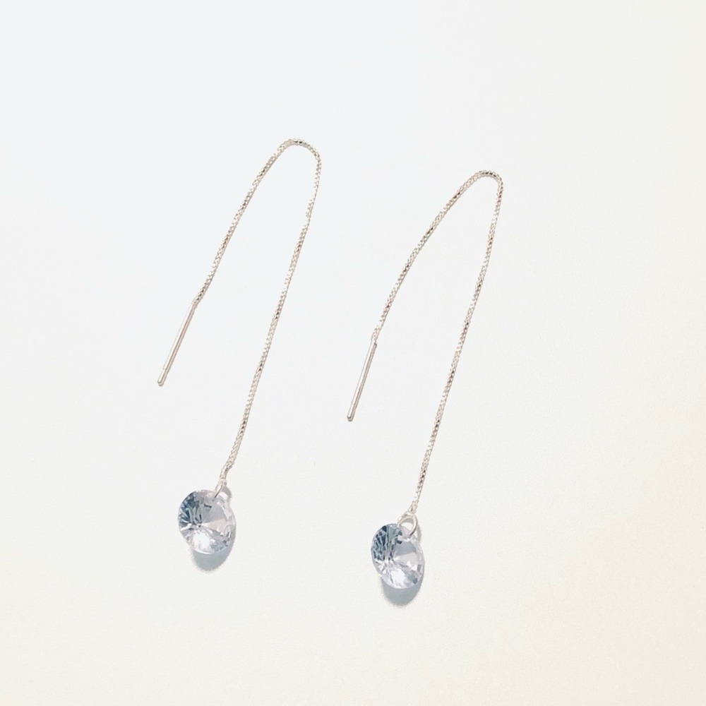 Box Chain Dangle Earrings